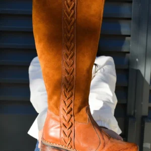 botas de mujer miss carol edna tejana con diseño en la caña